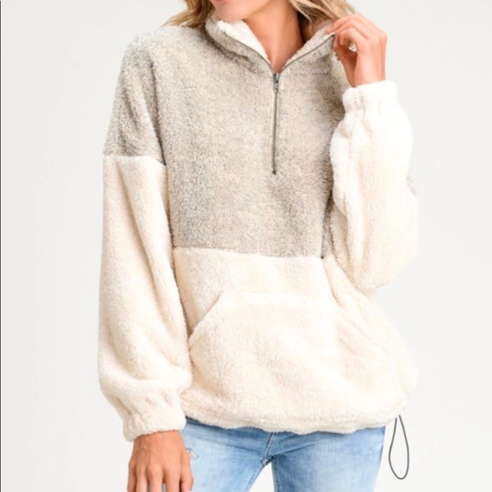 Sherpa Fleece Pullover